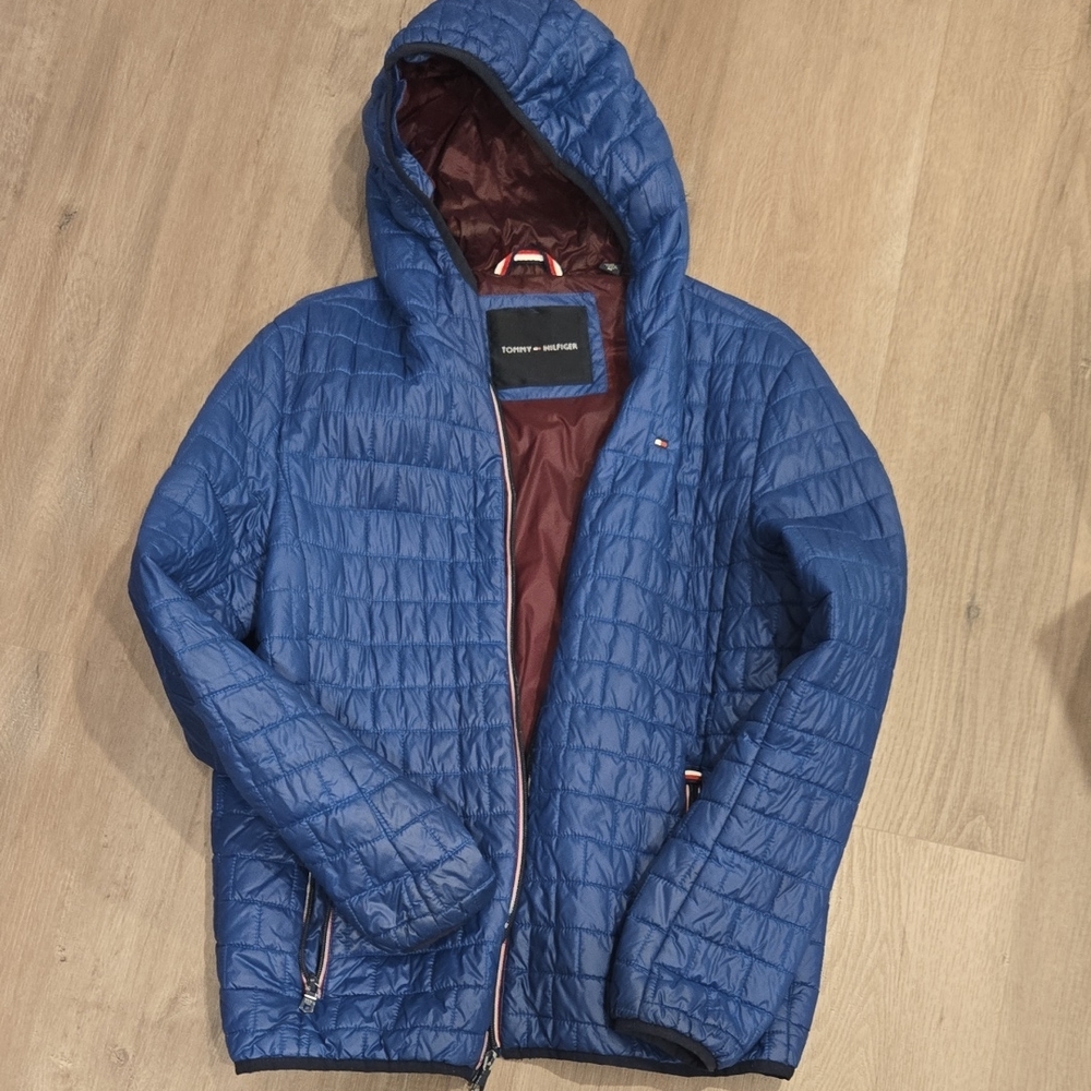 Tommy Hilfiger Men's Navy Puffer Jacket